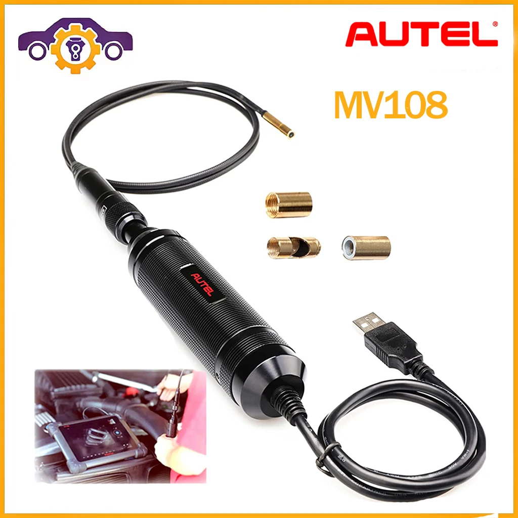 Autel MaxiVideo MV108 HD Digital 8.5mm Inspection Camera For MaxiSys Series/Pro And PC Support Video Inspection E Image Head