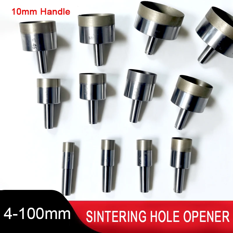 10mm Shank 4mm-100mm Diamond powder sintered Drill Bit Tile Marble Glass Ceramic Jade Hole Saw Drilling Bits For Power Tools