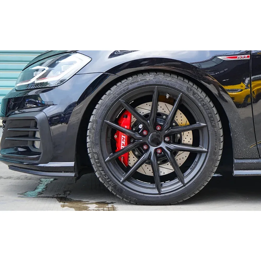 

18Inch Brake 4 Piston Caliper 355x28mm Disc Forged Big Brake Kit For GOLF 7R MK7 MK7.5 GOLF R GOLF8 MK8 2015-2020