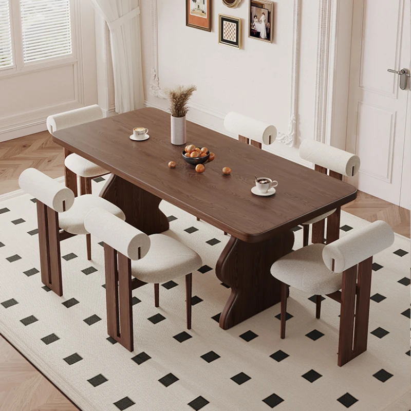

*w for Room Dining Table Party Rectangular Unique Luxury Salon Set Dining Table Kitchen Design Mesas De Comedor Furniture Home d