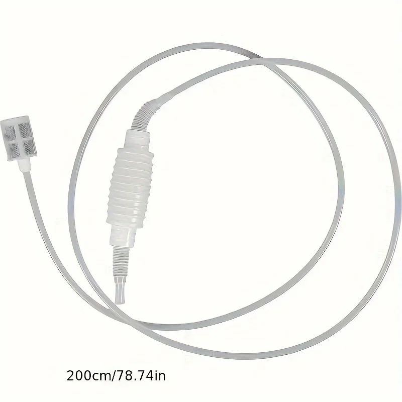 199CM Halbautomatisches Siphon-Set für die Weinherstellung, Handknet-Siphonfilter, lebensmittelechtes Rohr, transparent