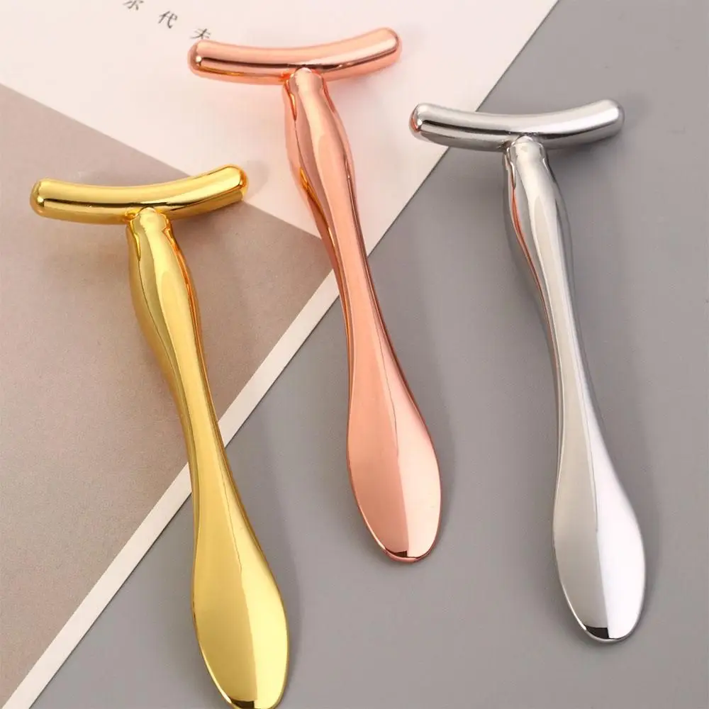 Dark Circles Skincare Product Magic Stick T-shape Facials Face Lifting Eye Cream Spoon Face Cream Applicator Eye Massage Roller