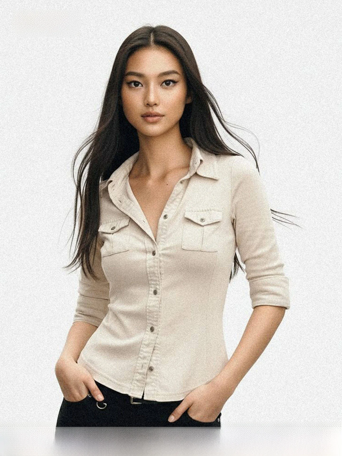 

Женский вязаный топ WAEW в винтажном стиле, с 5 пуговицами, приталенный, 95% хлопок, с отложным воротником, повседневный, укороченный, с открытым передом