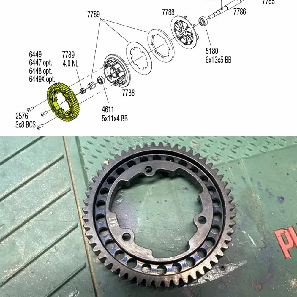 gpm-メタルスチール-54t-スパーギア-6447-6449-トラクサス-1-7-xo-1-1-6-xrt-1-5-x-maxx-8s-1-10-maxx-20-4s-1-8-maxx-slash-e-rev0-20-6s用