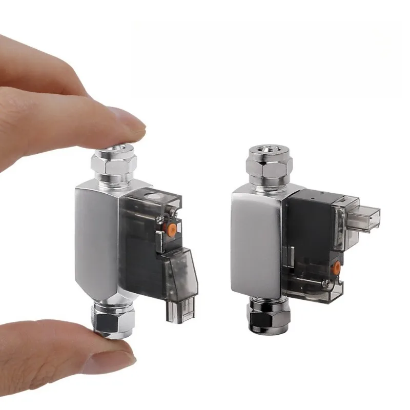 Aquarium Mini Low Temp External CO2 Solenoid Valve, Carbon Dioxide Electromagnetic Controller For Planted Tank