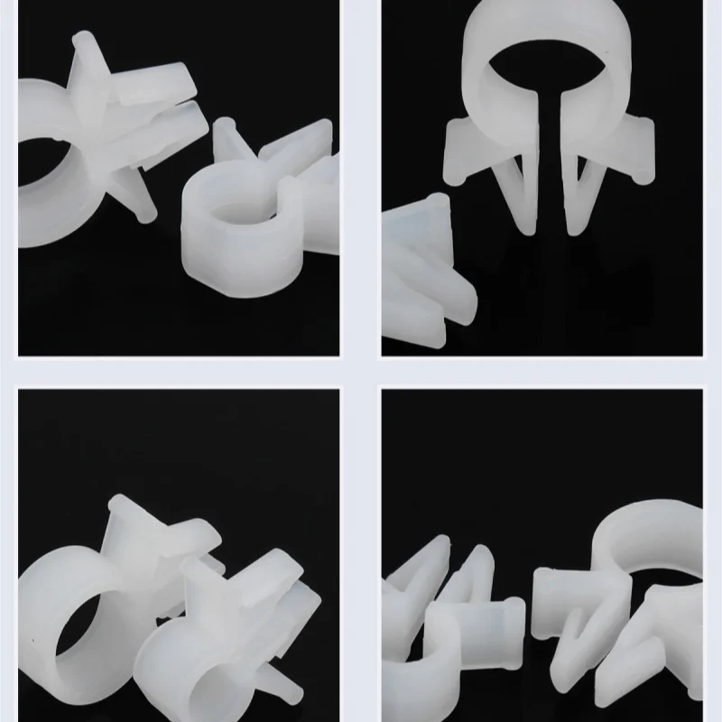 OCC-5/6/8 White Nylon Plastic Wire Clip Isolation Column Cable Tie Holder Spacer Substrate Circuit PCB Board Rivets Insulation