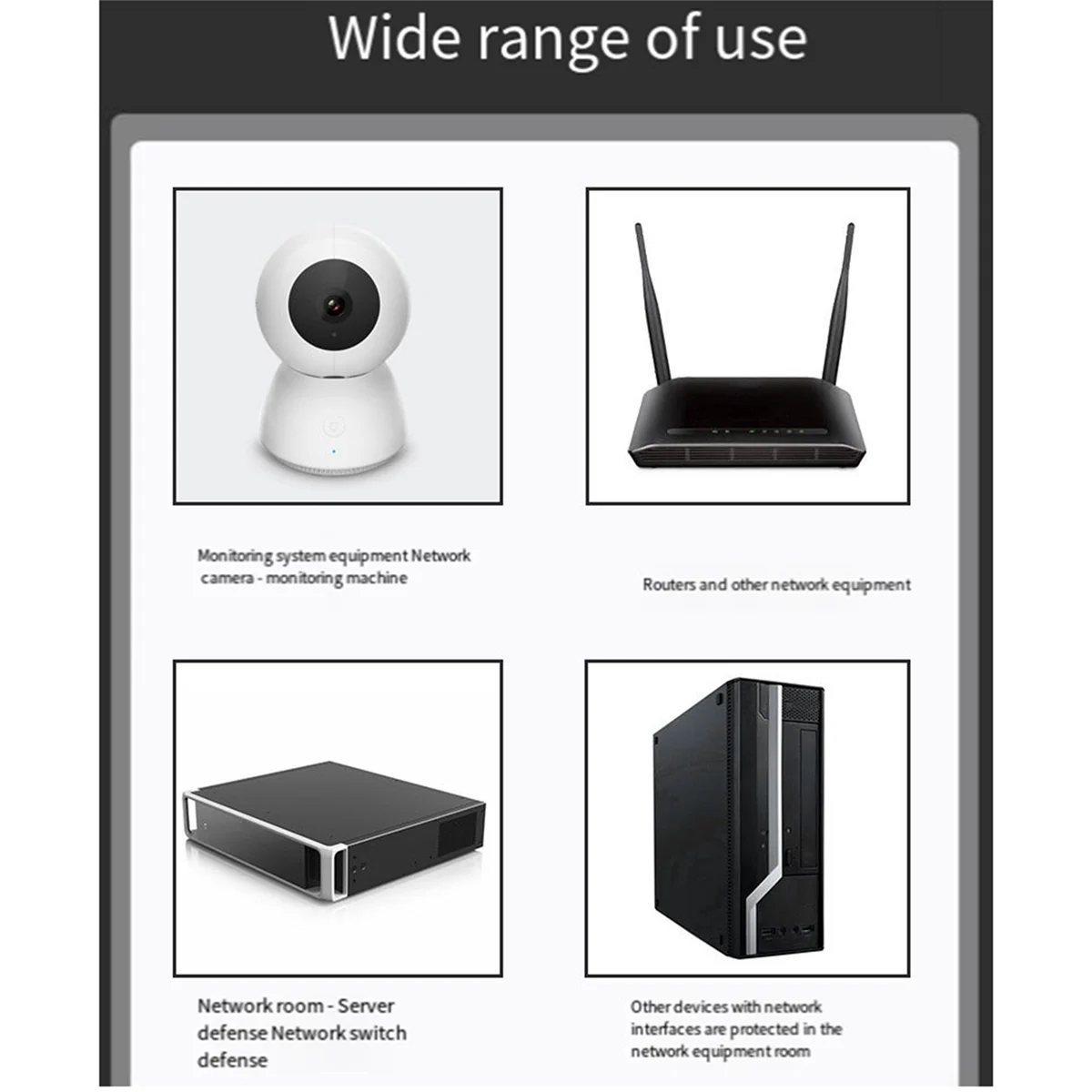 Single-Channel Gigabit POE POE Ethernet Signal SPD Network Surge Protector 1000Mbps SPD Preventer for CCTV IP Cameras