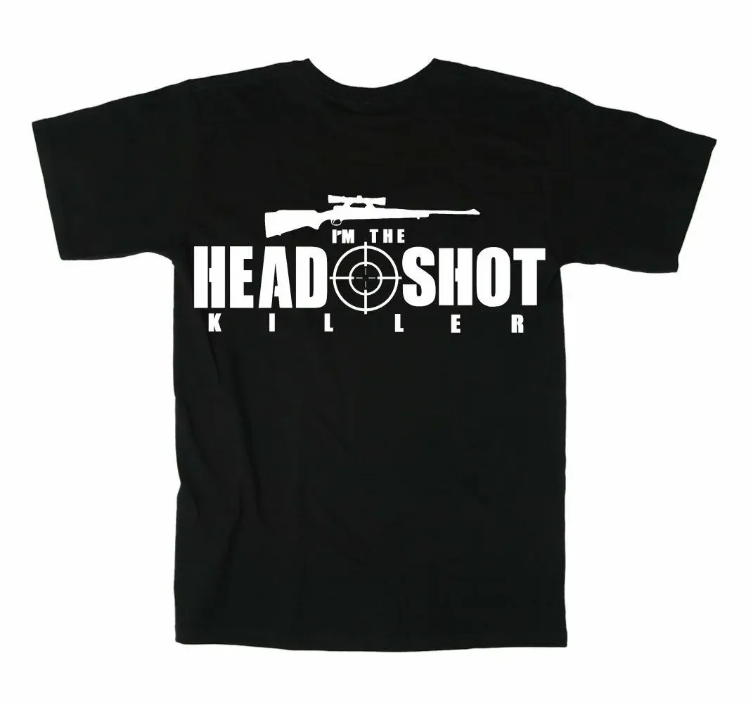 

Head Shot Killer Sniper Marksman T-Shirt. Summer Cotton Short Sleeve O-Neck Mens T Shirt New S-3XL