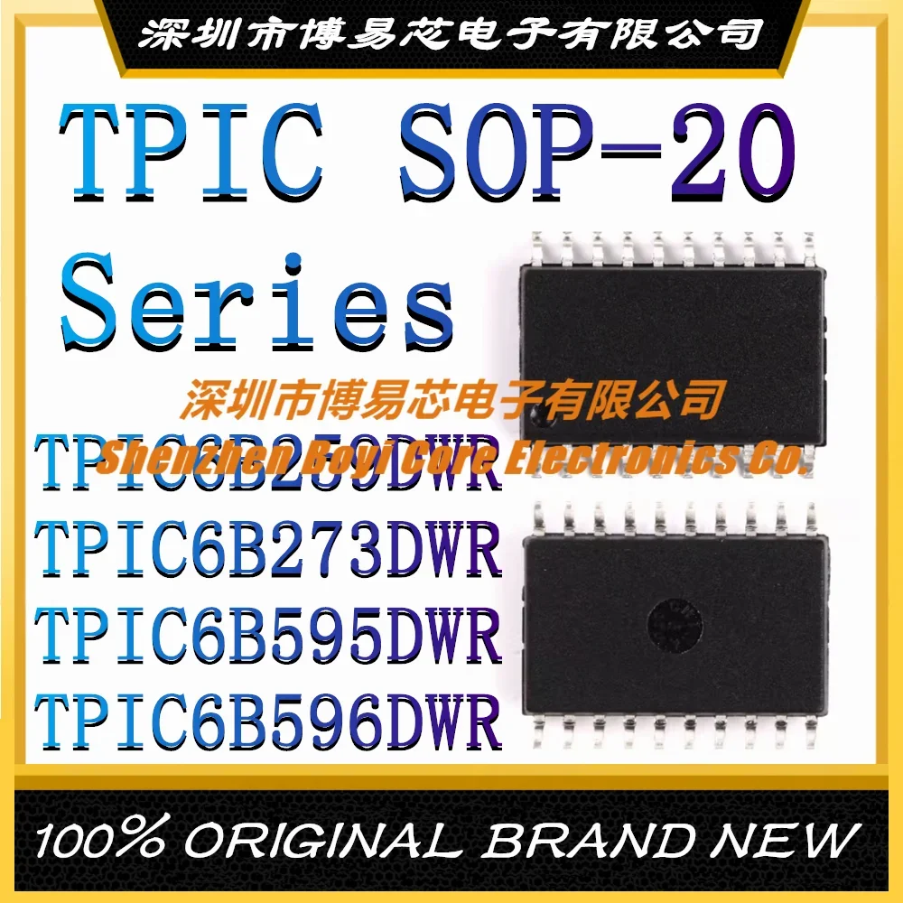 

TPIC6B259DWR TPIC6B273DWR TPIC6B595DWR TPIC6B596DWR Brand new original genuine SOP-20
