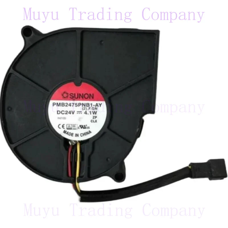 FOR SUNON 7530 DC24V 4.1W PMB2475PNB1-AY  7.5CM  three-wire inverter fan