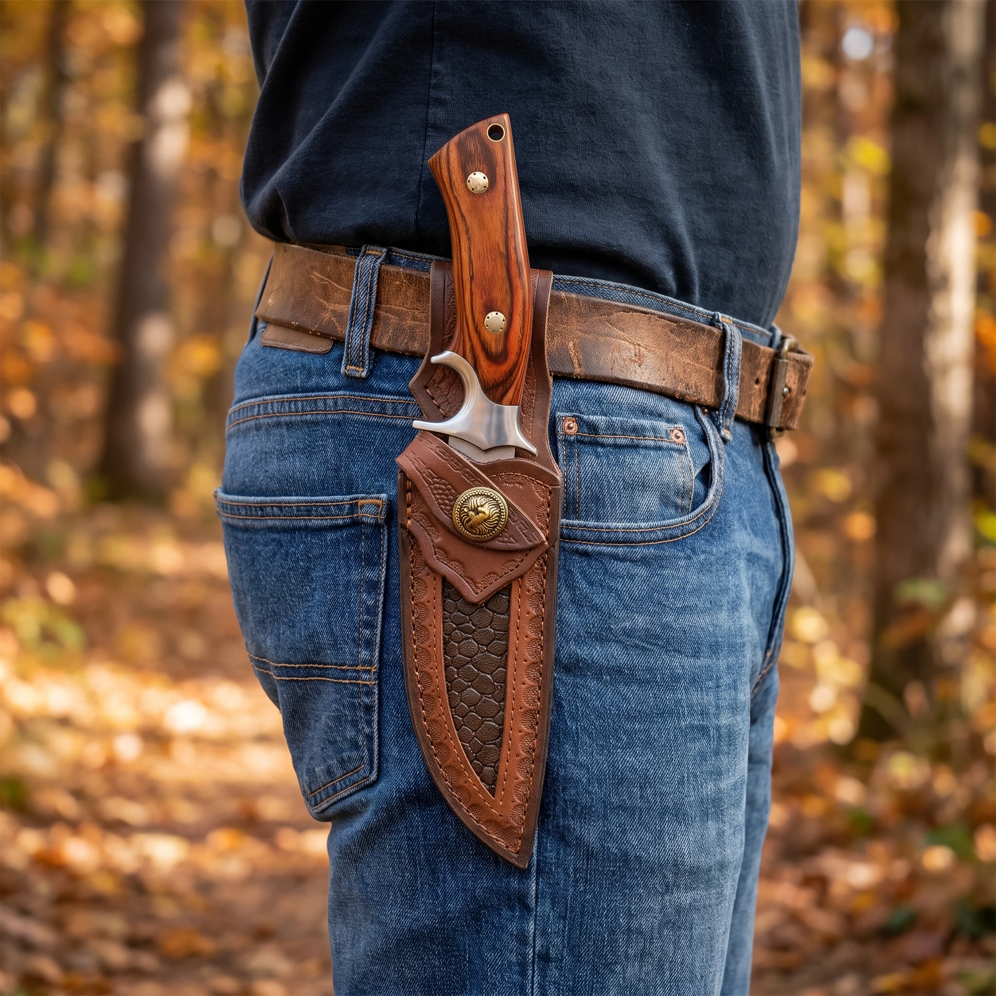 Faca Utilitária de Lâmina Fixa - Leatherwork Knife Sheath avaliação e preço