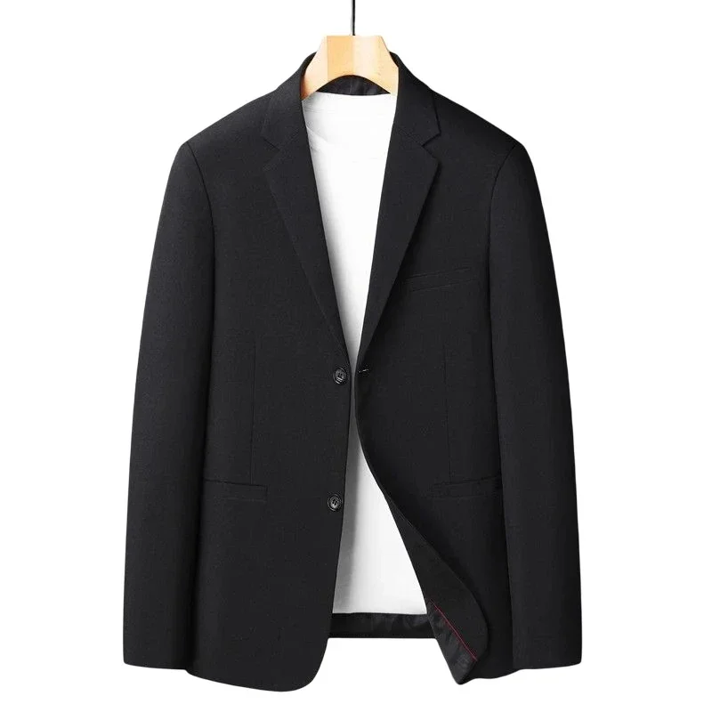 

High Quality Blazer Elegant British Style Fashion Business Party Groomsmen Dress Casual Job Interview Men's Formal Suit Jacket