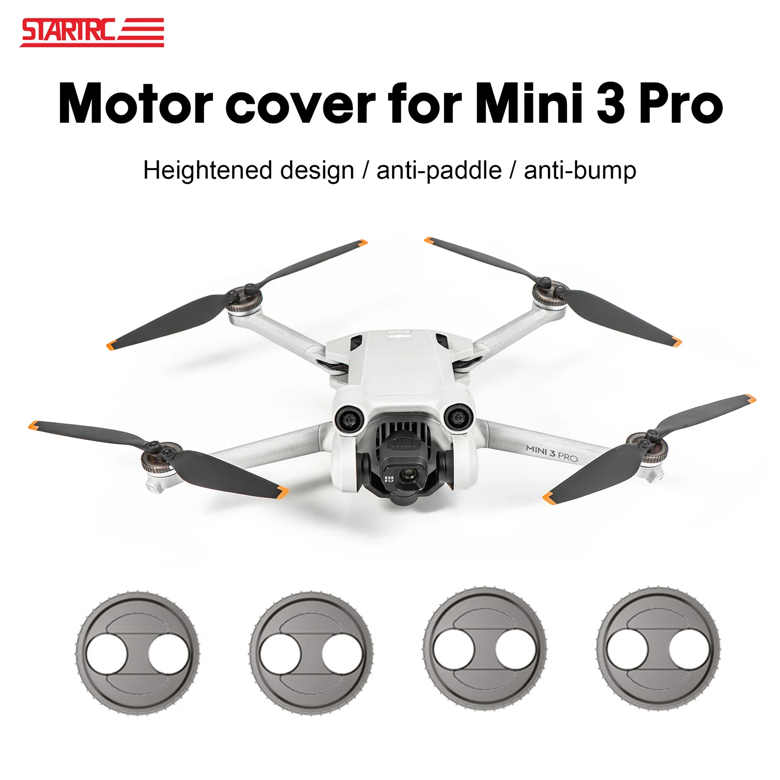 6pcs ใบพัดป้องกันอุปกรณ์เสริม Drone Anti-Bump ฝาครอบมอเตอร์พร้อมไขควงป้องกันชุดสําหรับ DJI Mini 3 Pro