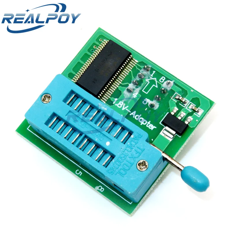 Módulo programador USB CH341A 24 25 Series EEPROM Flash BIOS + Clip de prueba SOIC8 SOP8 + adaptador de 1,8 V + KIT de bricolaje de adaptador SOIC8