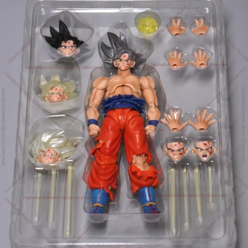【شحن على مدار 24 ساعة】الشحن ذو الفتحة السوداء لعبة دراغون بول SHF المتطرفة Wukong Battle Damage النسخة الدموية 1/12 هدايا شخصيات الحركة #3