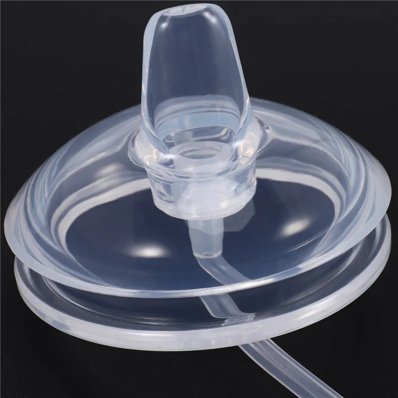 6 قطع من حلمات صنبور سيبي لزجاجة الأطفال كوموتومو وزجاجة أطفال ميسون سهلة التنظيف ومقاومة للانسكاب، قطر 7 سم