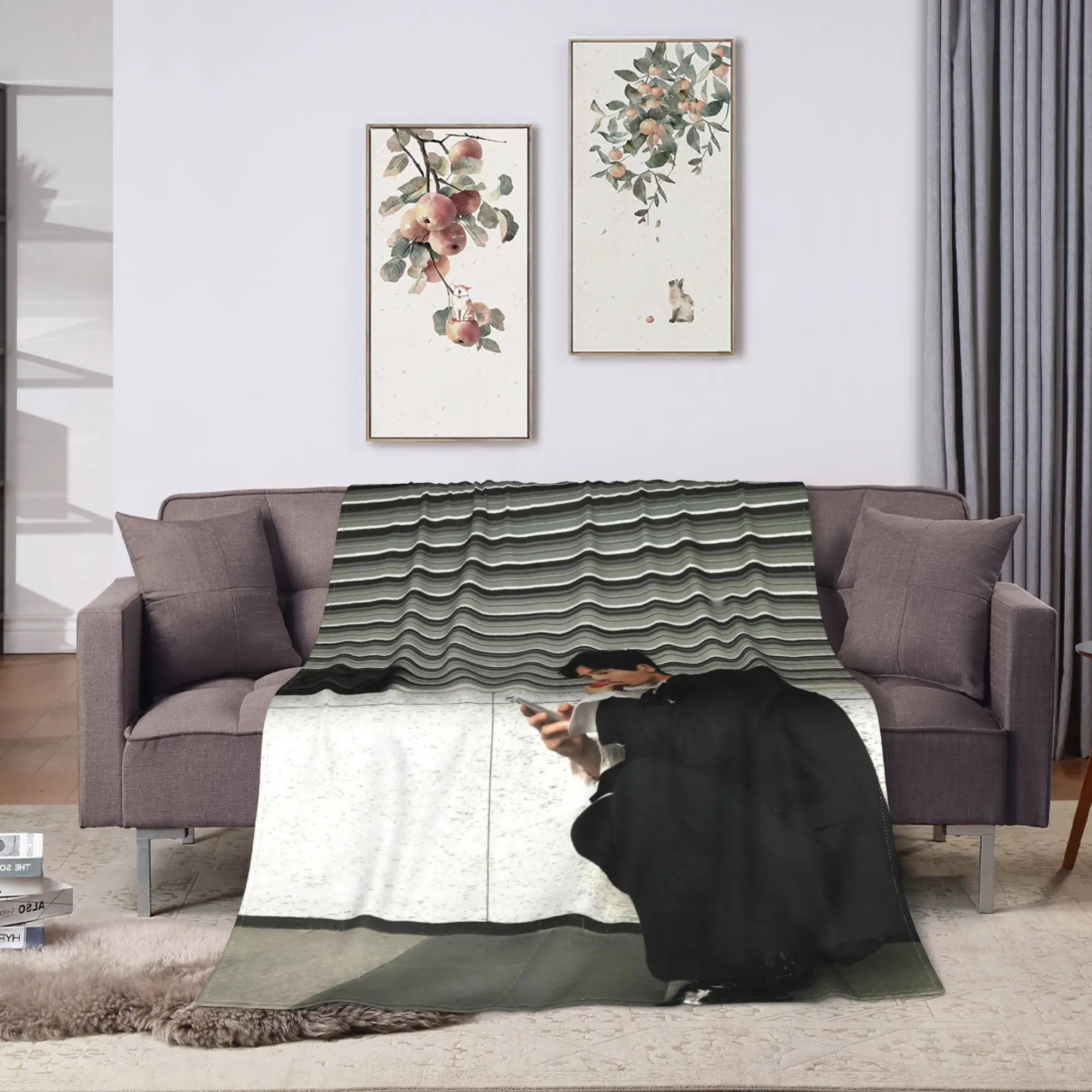 The Early Spring Luke Plush Blanket Girls Boys  Flannel Bedding Throws For Outdoor Super Soft Custom Quality Bedspread