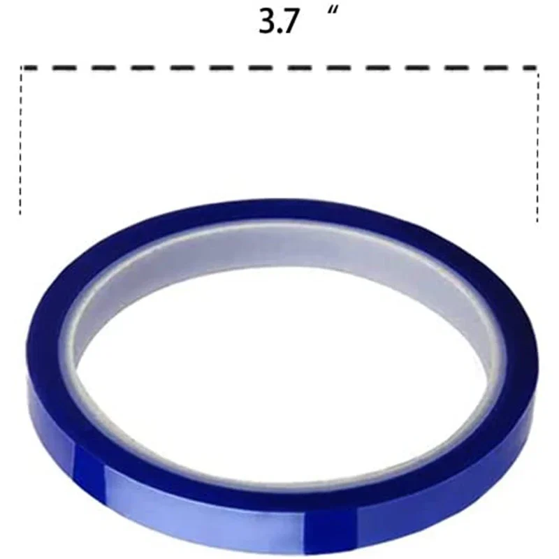 10 Rolls Heat Tapes Sublimation Blanks Thermal Tape no Tape Residue Up to 260Celsius for Heat Sublimation Press