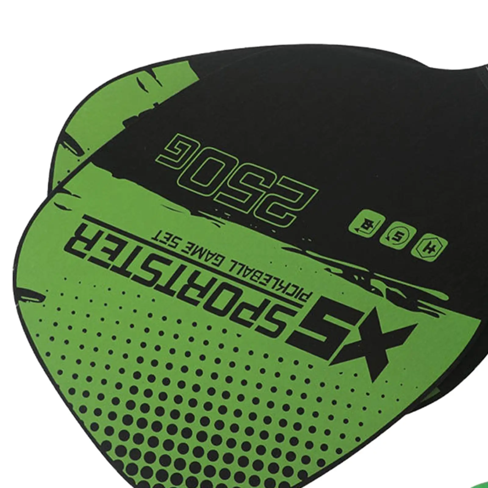 

Pickleball Paddles Set of 2, Antislip Grip, 4 Pickleball, Portable Carry Bag