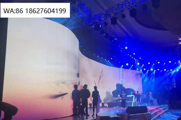 P2.5 Flexible LED Module Indoor Soft Curved Panel HD Video Wall Advertising Display Screen