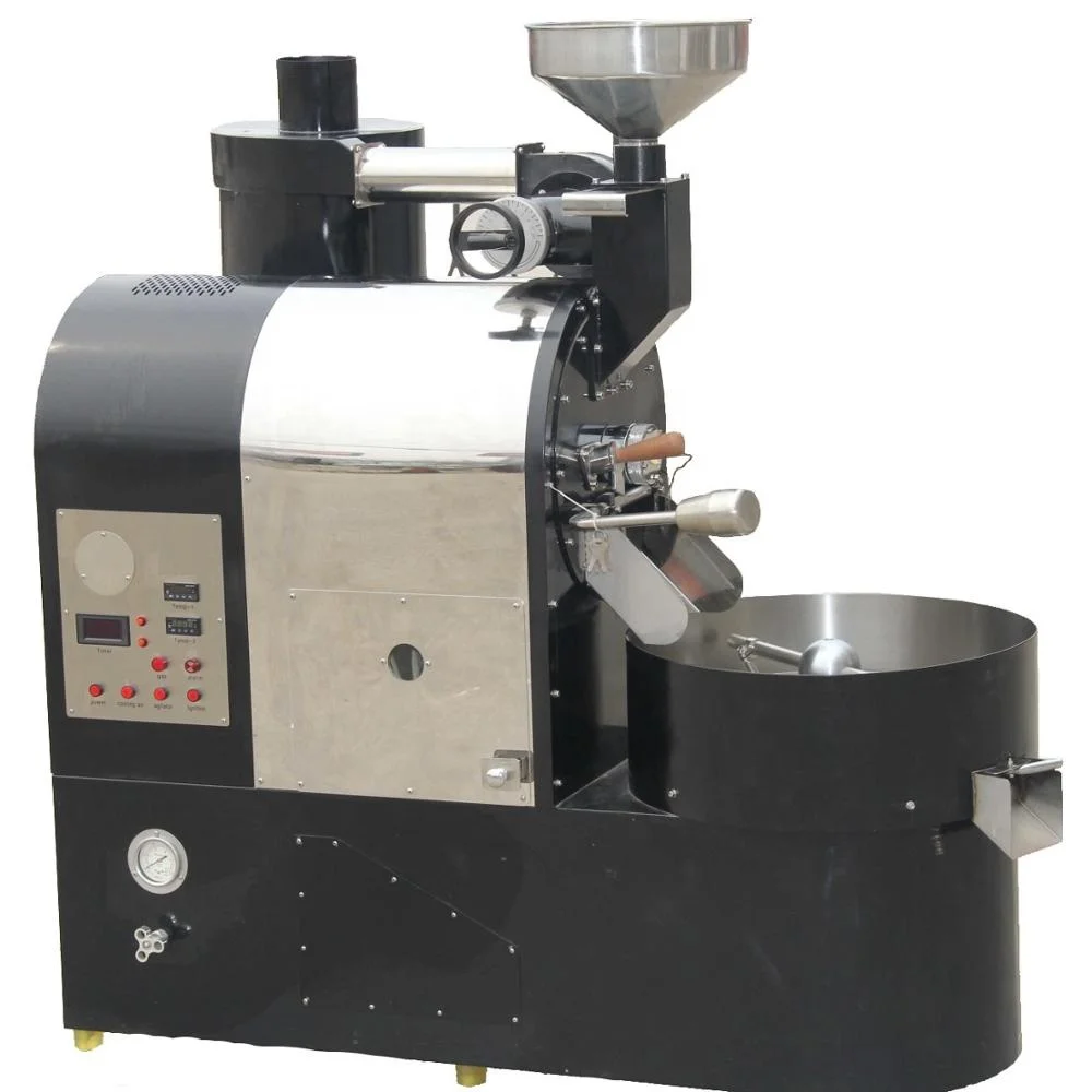 China Automatic High Efficiency Gas Green Coffee Roasting Line