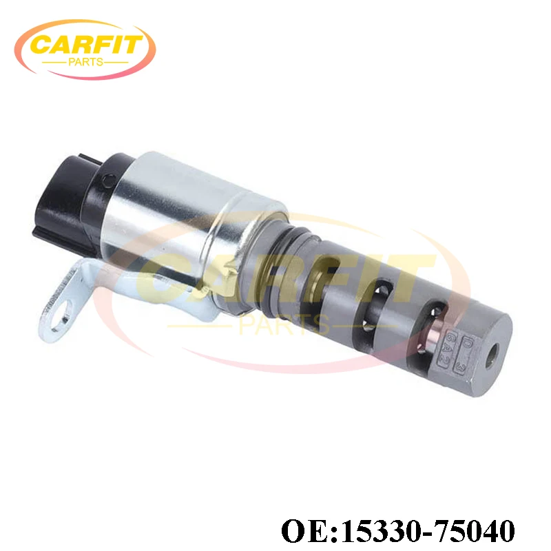 High Quality OEM 15330-75040 1533075040 Variable Valve Timing VVT Solenoid For Toyota Tacoma 2016-2021 2.7L Auto Parts