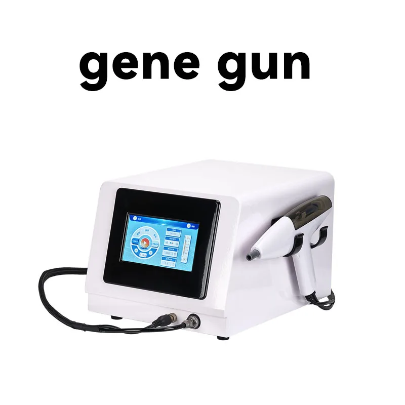 非侵襲性経皮水光分析装置、遺伝子銃、高圧水分補給および肌の若返り装置