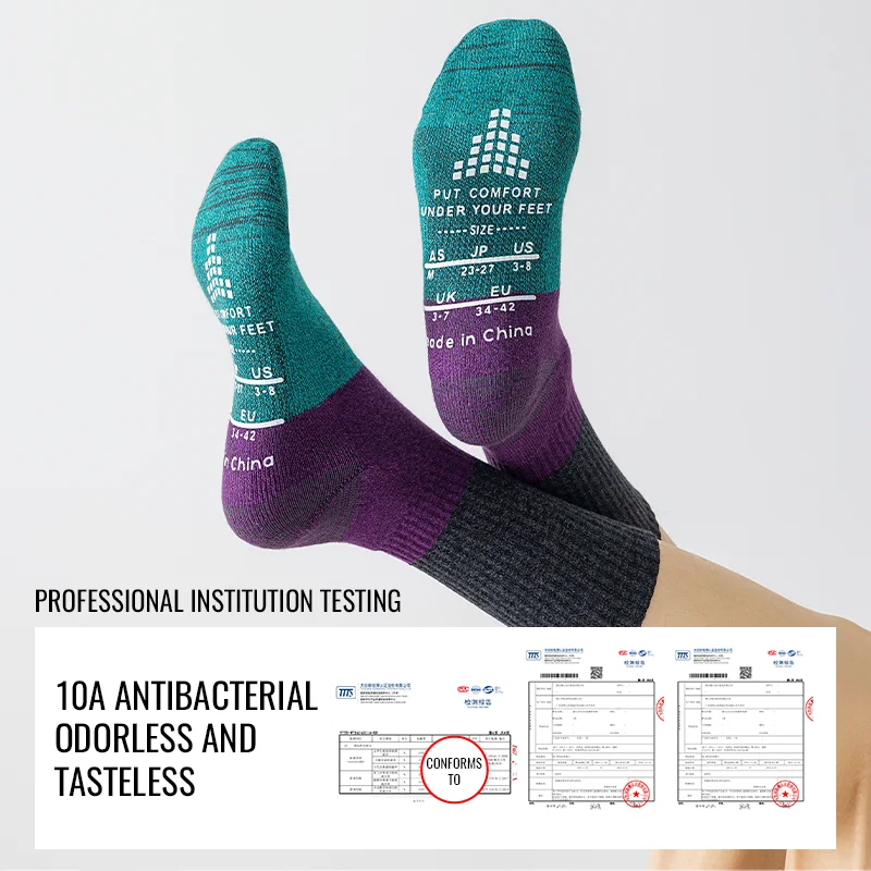 ถุงเท้าเดินป่ามิโอวถุงเท้าเดินป่ากันน้ำกลางแจ้งถุงเท้าปีนเขาไร้รอยต่อป้องกันเหงื่อกีฬาถุงเท้าเทอร์รี่กันลื่น