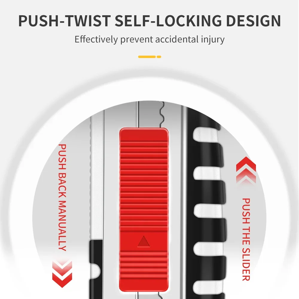 LUXIANZI المحمولة قابل للسحب سكّين متعدّد الاستخدامات لقطع فتح علبة الة قطع الورق لتقوم بها بنفسك أدوات يدوية المفاجئة القاطع سكين وشفرات #5