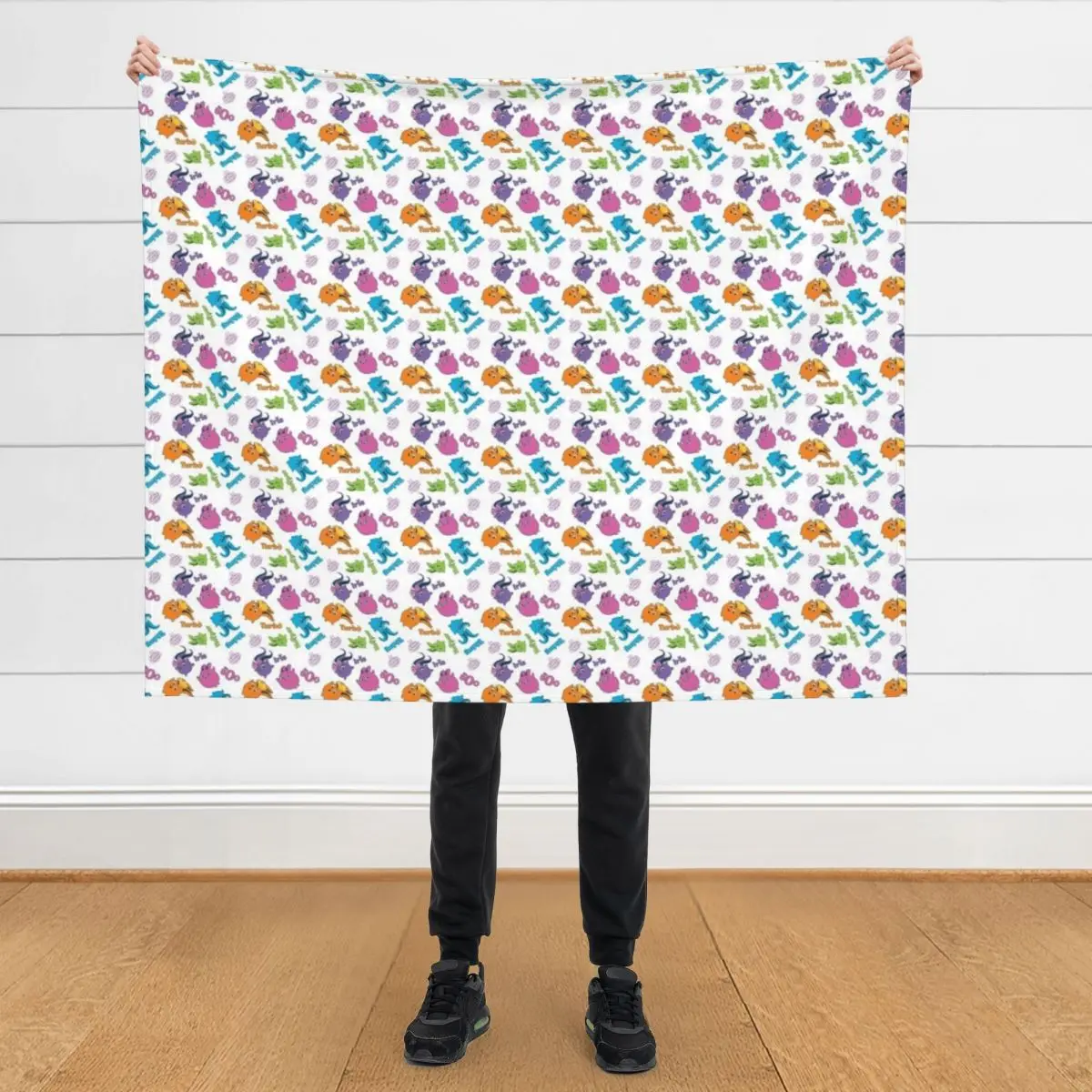 

Sunny Bunnies - Pattern # 1 Throw Blanket Winter beds Soft Big Custom Warm Blankets