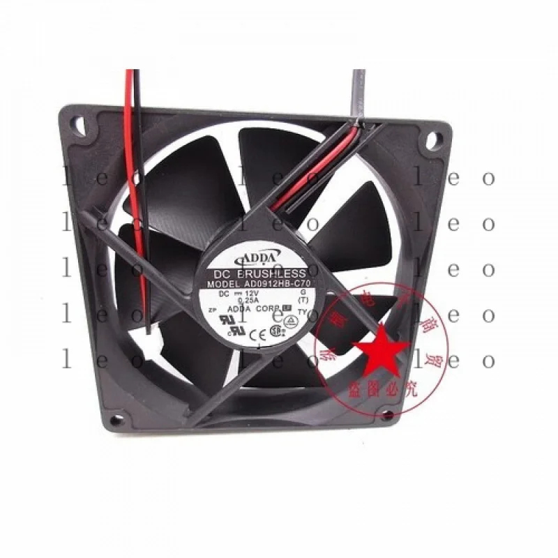 

CC for ADDA AD0912HB-C70 DC12V 0.25A 92*92*20MM 2-Pin Cooling Fan