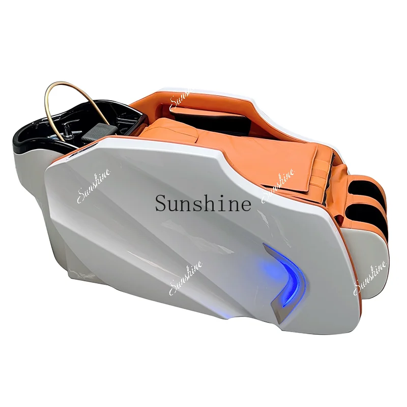 Electric massage shampoo bed barber shop special new beauty salon head treatment water circulation fumigation integrated FT
