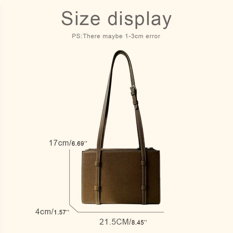 Customize Initials Leather Grain Memo Pad Bags For Women Luxury Designer Handbag 2026 New In Cowhide Book Clip Underarm shoulder