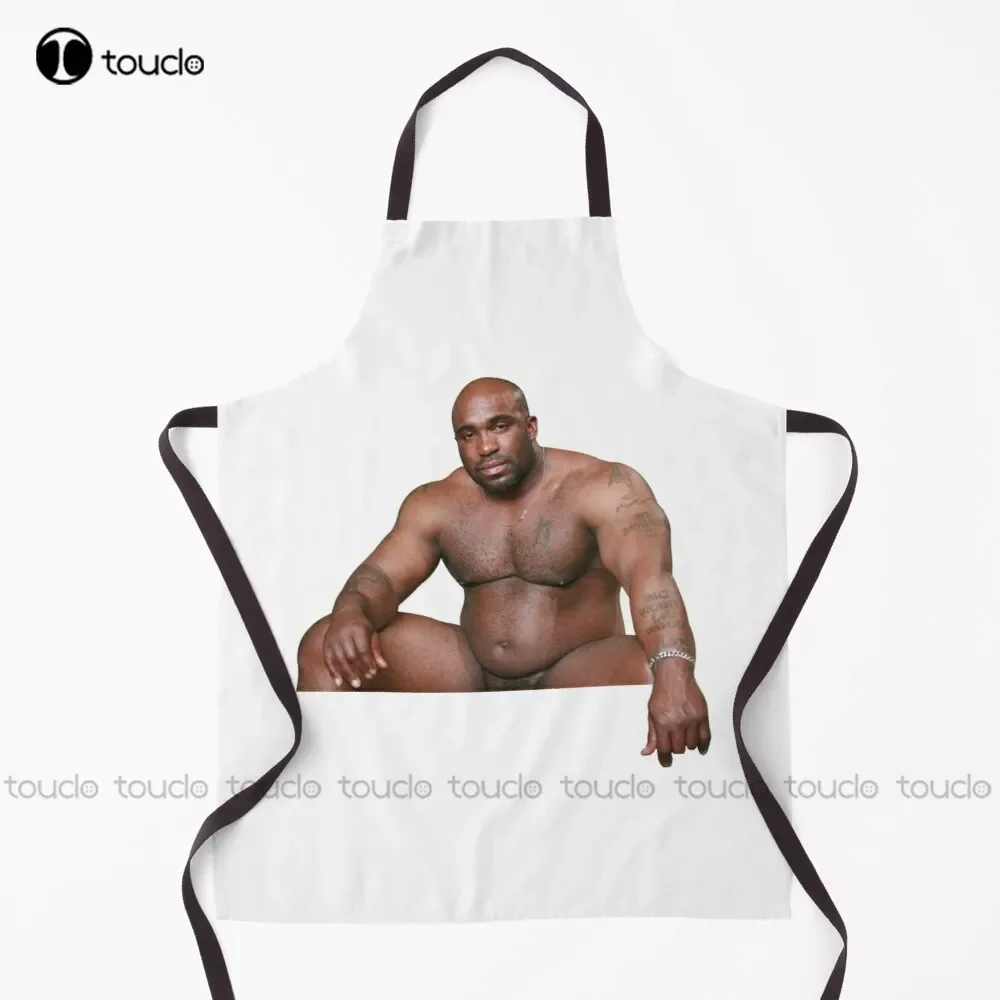New Well Endowed Man Barry Wood, Bobblehead Apron Halloween Apron Unisex