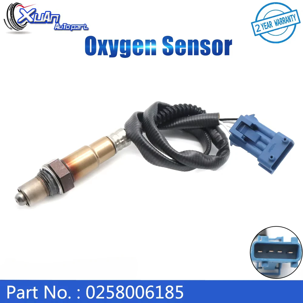 

XUAN Oxygen O2 Lambda Sensor For Citroen C5 C6 C8 C2 C3 C4 Xsara Berlingo Saxo Nemo Fiat Ulysse Ducato Lancia Phedra 0258006185