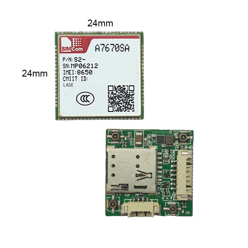 SIMCOM A7670SA-LASE 개발 보드 LTE CAT1 4G+2G+음성 모듈 미니 브레이크아웃 키트 안테나 포함 호주/남미용