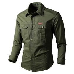 T-shirt de randonnée en plein air pour hommes, chemise à manches longues, vêtements de sport en coton, camping, chasse, escalade, saut CP CamSolomon