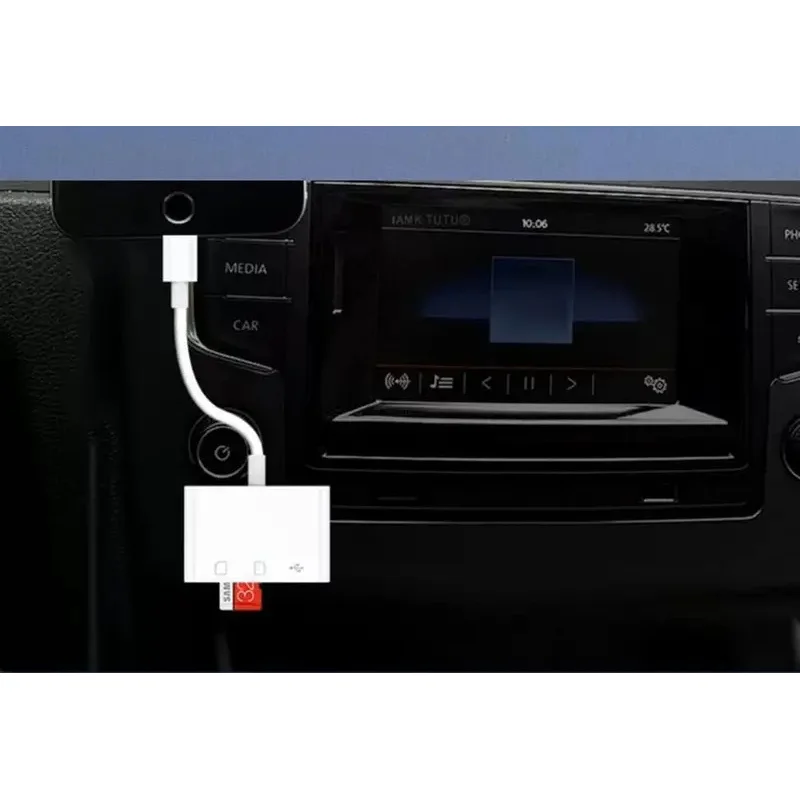 USB C SD Card Reader,  C to Micro SD TF Memory  , 3-in-1 USB Camera Card  Adapter