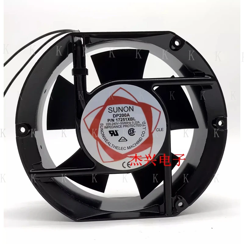 C  FOR  SUNON DP200A P/N 17251XBL 220V-240V 0.22A 17251 Cooling Fan