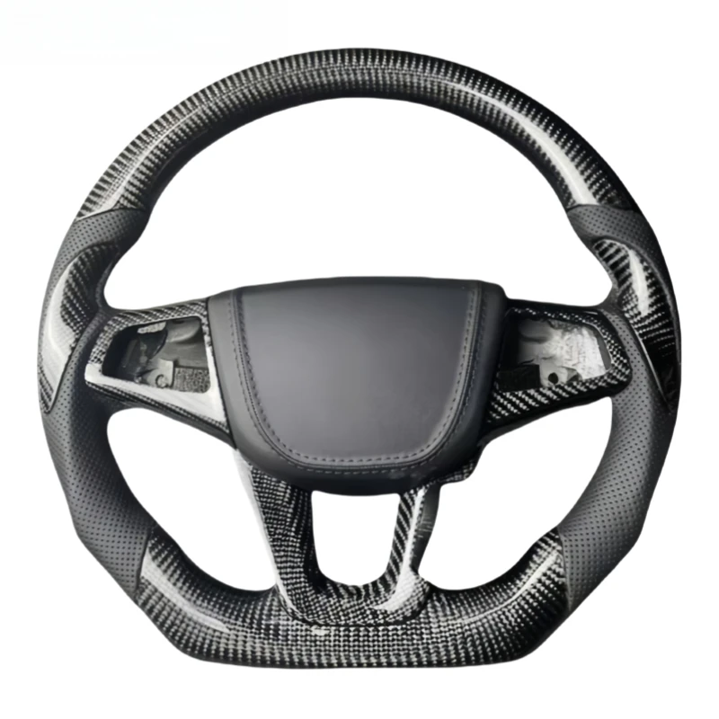 Customized Carbon Fiber Leather Racing Steering Wheel Car Modification Upgrade Accessory
