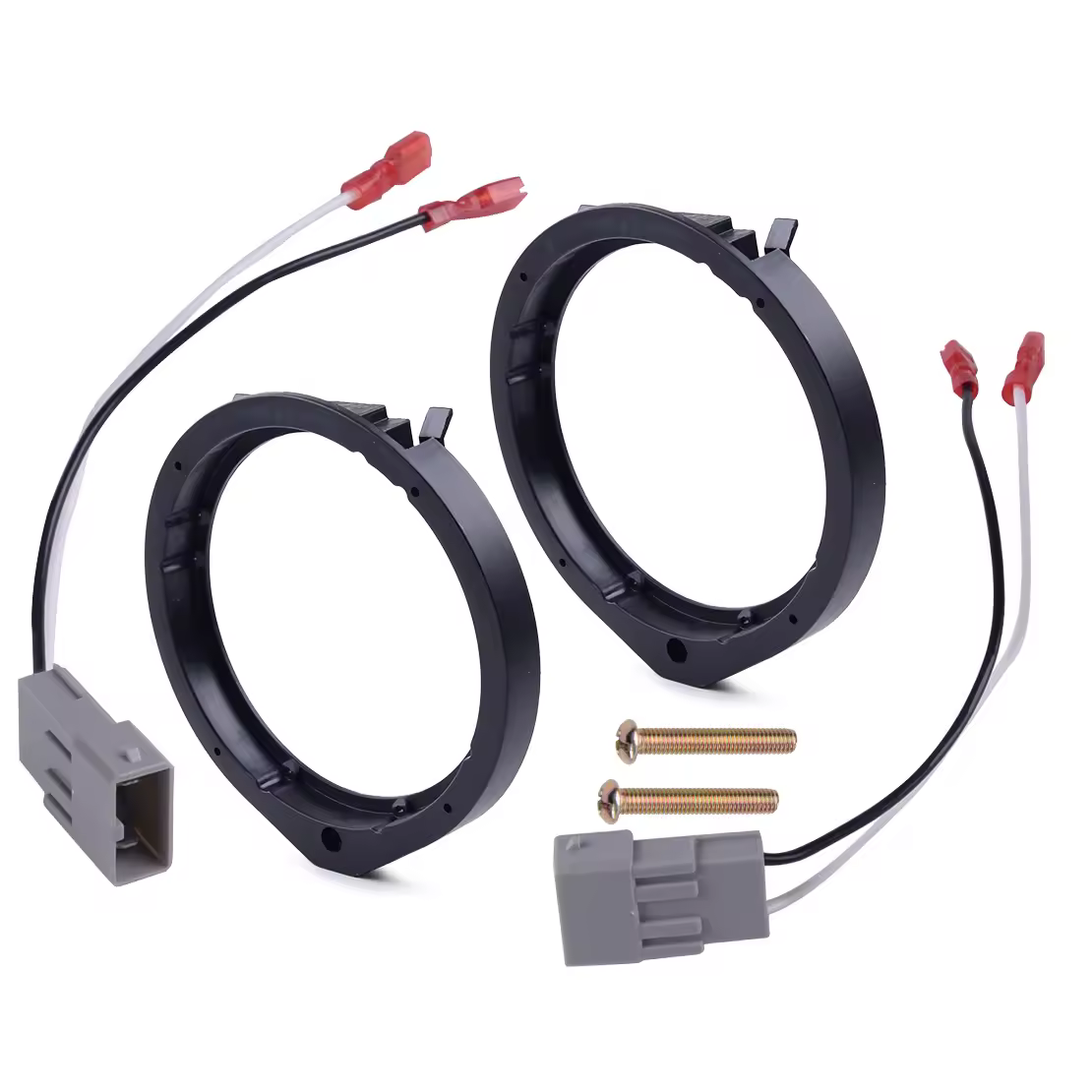 Adaptateur de haut-parleur 6.5 "/6.75", 165mm et accessoires de faisceau de câbles ABS adaptés à Honda Civic Accord Crosstour CR-Z Insight, 2 pièces