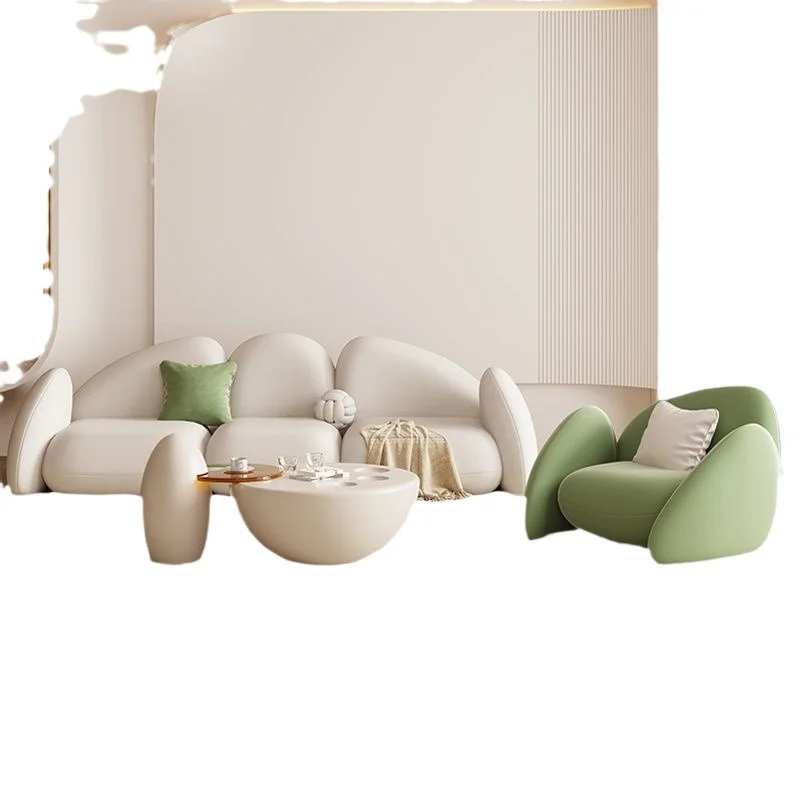 

Light luxury lazy sofa living room Internet celebrity