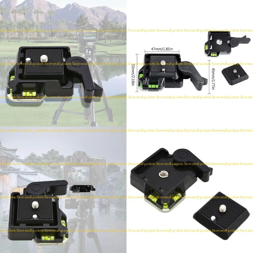 

R1WD Quick Release Plate Camcorder Tripod Monopod Platform Stand for DSLR Camera