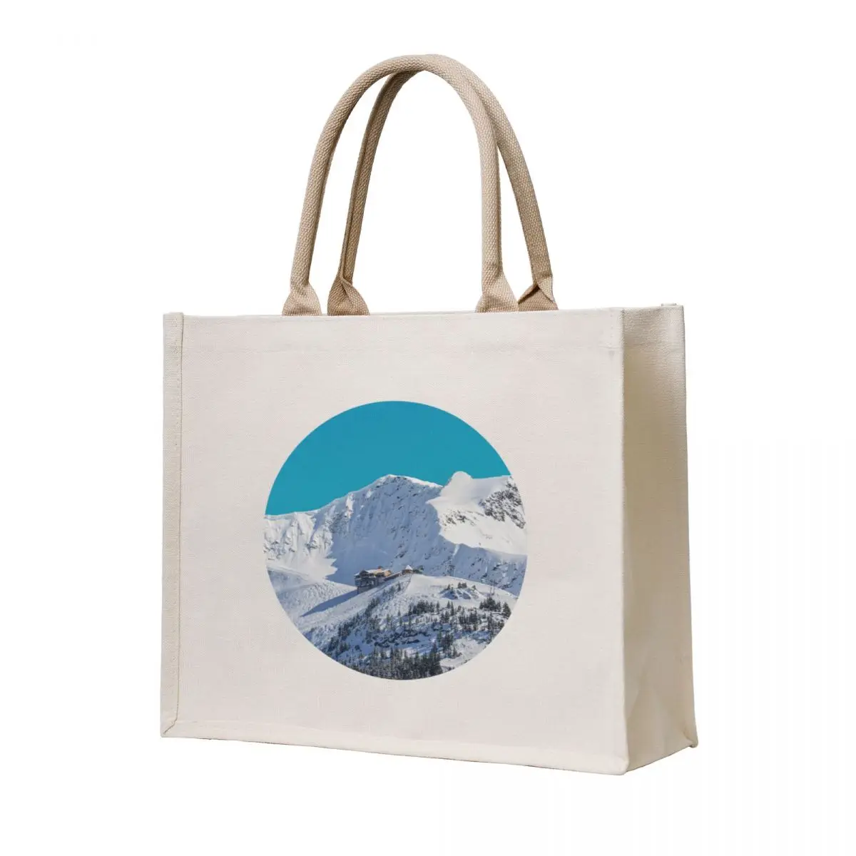 

Mt. Alyeska Ski Resort - Alaska Tote Bag Women's handbag Candy bags cloth bag woman