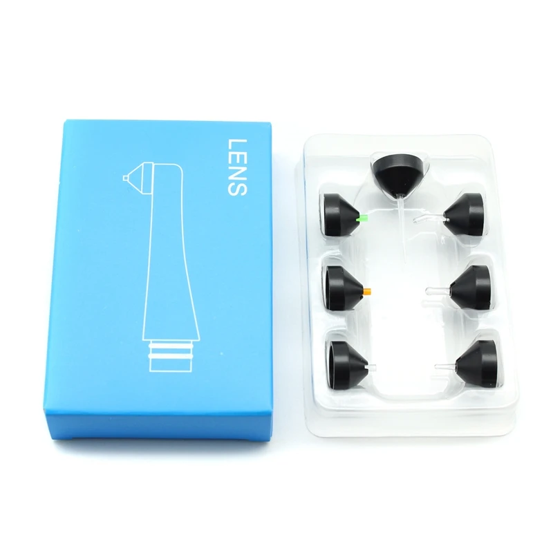 

7Pcs/set Dental Lens Light Cone Led Light Curing Wireless Multifunctional Cure Head Accessories Oral Lab Tools