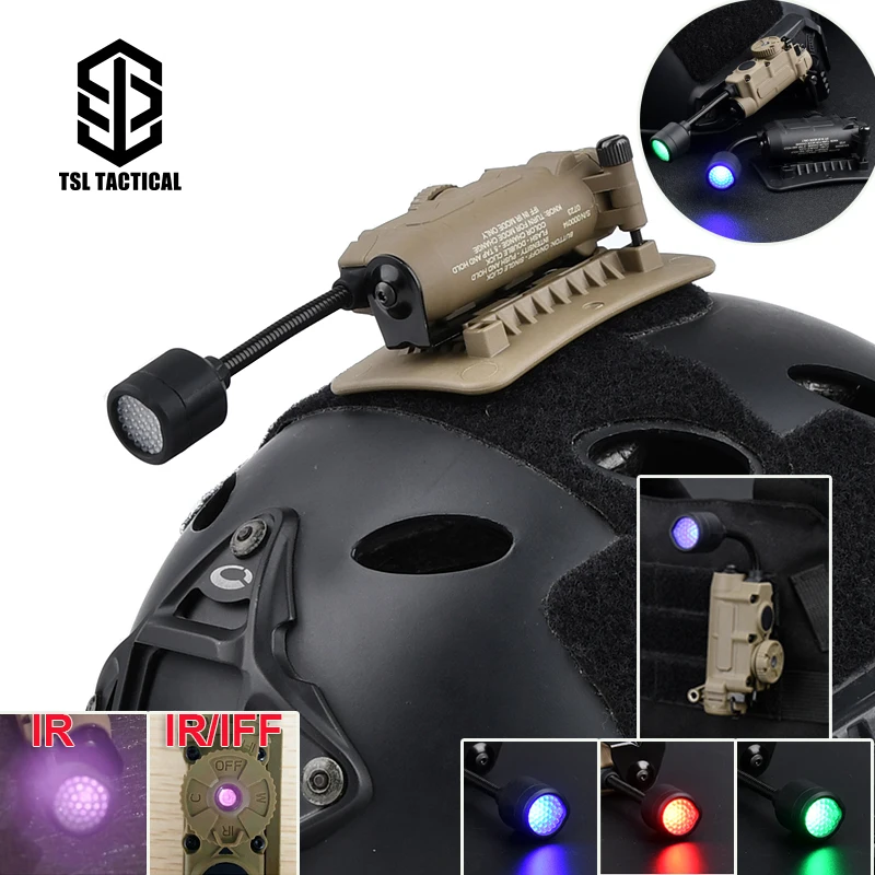 

WADSN Sidewinder Head Lamp FAST Helmet Light Red Green IR Blue White LED Strobe Outdoor Hunting Auxiliary Lighting