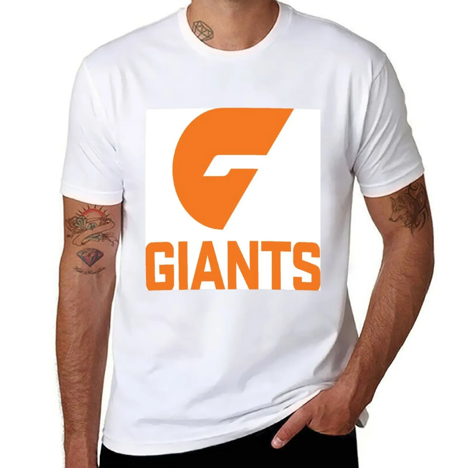 Футболка Western Sydney Giants GWS FC, футболки из хлопка, 100% футболки для мужчин, футболки с рисунком, мужская футболка, хлопковая футболка высокого качества