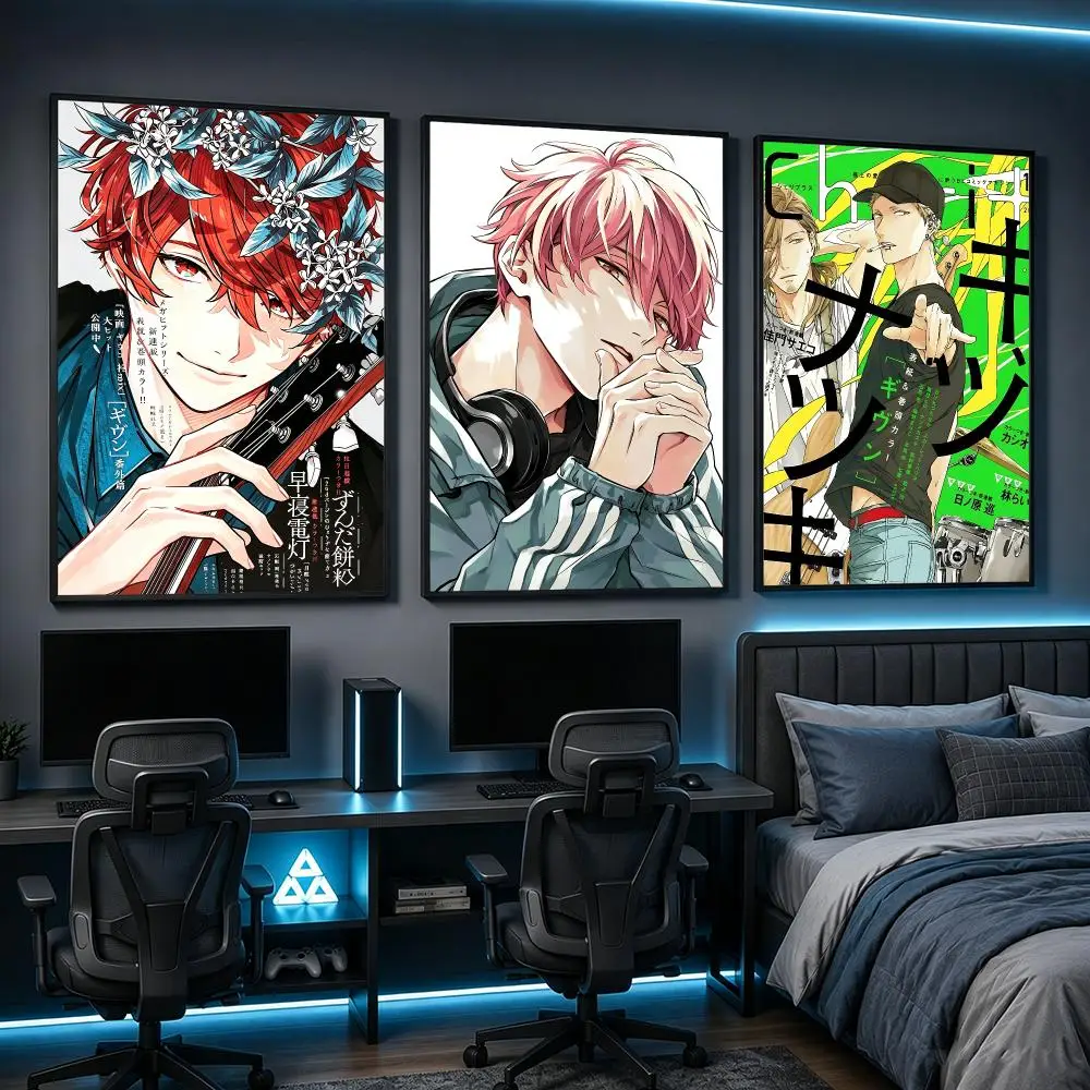 anime Given Poster HD Poster Anime Aesthetic Wall Art For Game Anime Lovers Bedroom Gaming Room Decor Ideal Gift