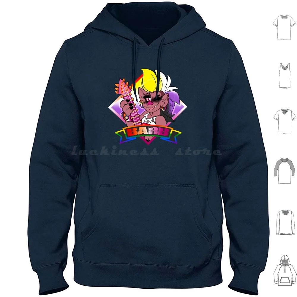 Pride Barb Hoodies Long Sleeve Queen Barb Barb Trolls Trolls Barb Dreamworks Trolls Dreamworks Trolls World Tour Twt