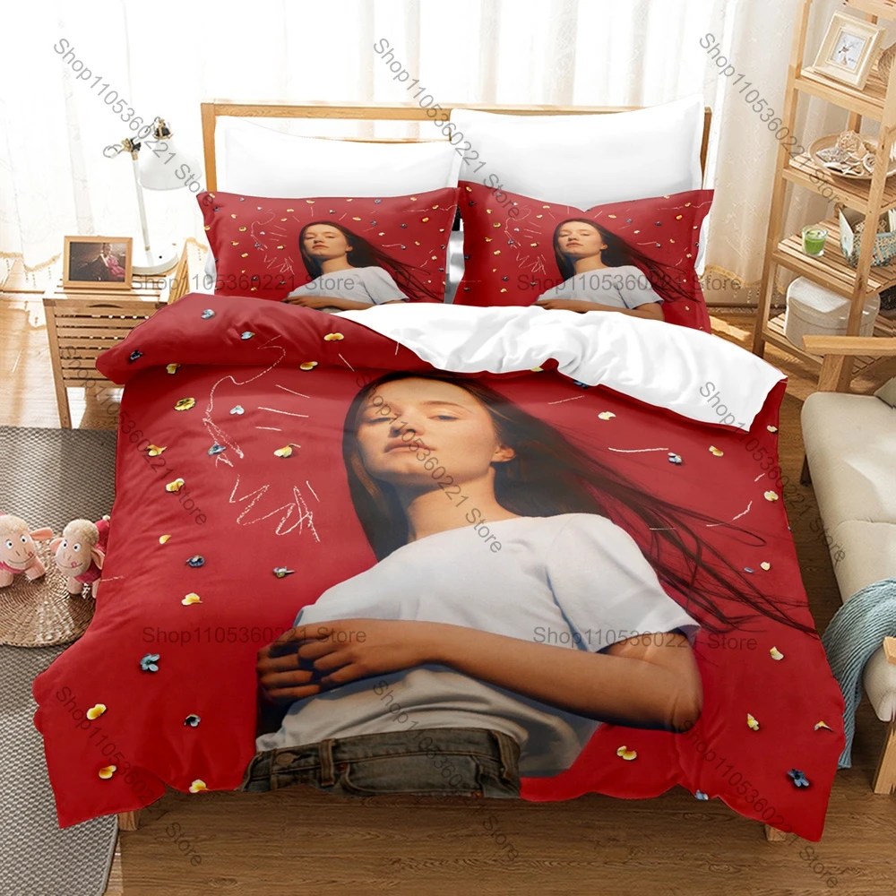 Singer Sigrid Bedding Set, Duvet Cover & 2 Pillowcases, Jellyfish Themed Pattern Breathable Fabric for All Season Use
